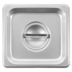 Winco SPSCS Sixth-Size Steam Pan Cover, Stainless