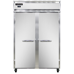 scratch and dents Continental 2FN 52" Two Section Reach In Freezer - (2) Solid Doors, 115v