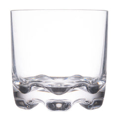 Thunder Group PLTHRG008C 8.5 oz. Plastic Heavy Base Classic Rocks / Old Fashioned Glass