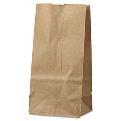 AJM Packaging GB02NP5C 2 lb. Kraft Paper Grocery Bag - 500 / CS