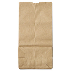 AJM Packaging GB02NP5C 2 lb. Kraft Paper Grocery Bag - 500 / CS