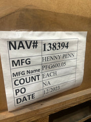 Henny Penny PFG600 4-Head Natural Gas Pressure Fryer with Computron 8000 Controls - 80,000 BTU