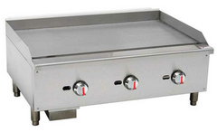 Sapphire Manufacturing SE-CG36 Countertop Gas Griddle / Hotplate