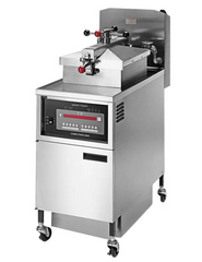 Henny Penny PFG600 4-Head Natural Gas Pressure Fryer with Computron 8000 Controls - 80,000 BTU