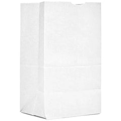 AJM WB06NP5C, 6# White Grocery Paper Bag (500/case)