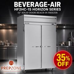 Beverage-Air HF2HC-1S Horizon Series 52" Solid Door Reach-In Freezer