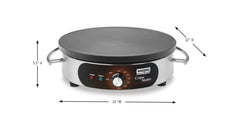 Used Waring Commercial WSC160X 16" Electric Crepe Maker, Cast Iron Cooking Surface
