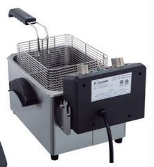 Dukers DCF15E Electric Fryer Countertop One Basket Pot Stainless