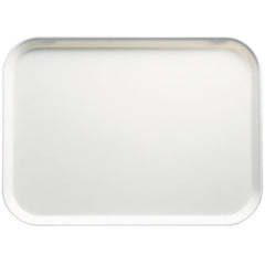 Cambro 1418148 14" x 18" Rectangular White Fiberglass Camtray - 12/Case