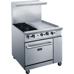 DCR36-2B24GM 36" with Two (2) Open Burners & 24" Griddle