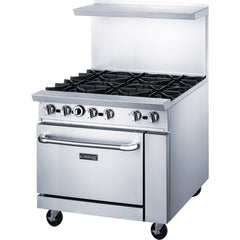 DCR36-6B 36" with Six (6) Open Burners