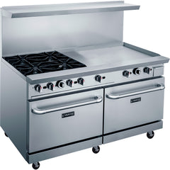 DCR60-4B36GM 60" with Four (4) Open Burners & 36" Griddle